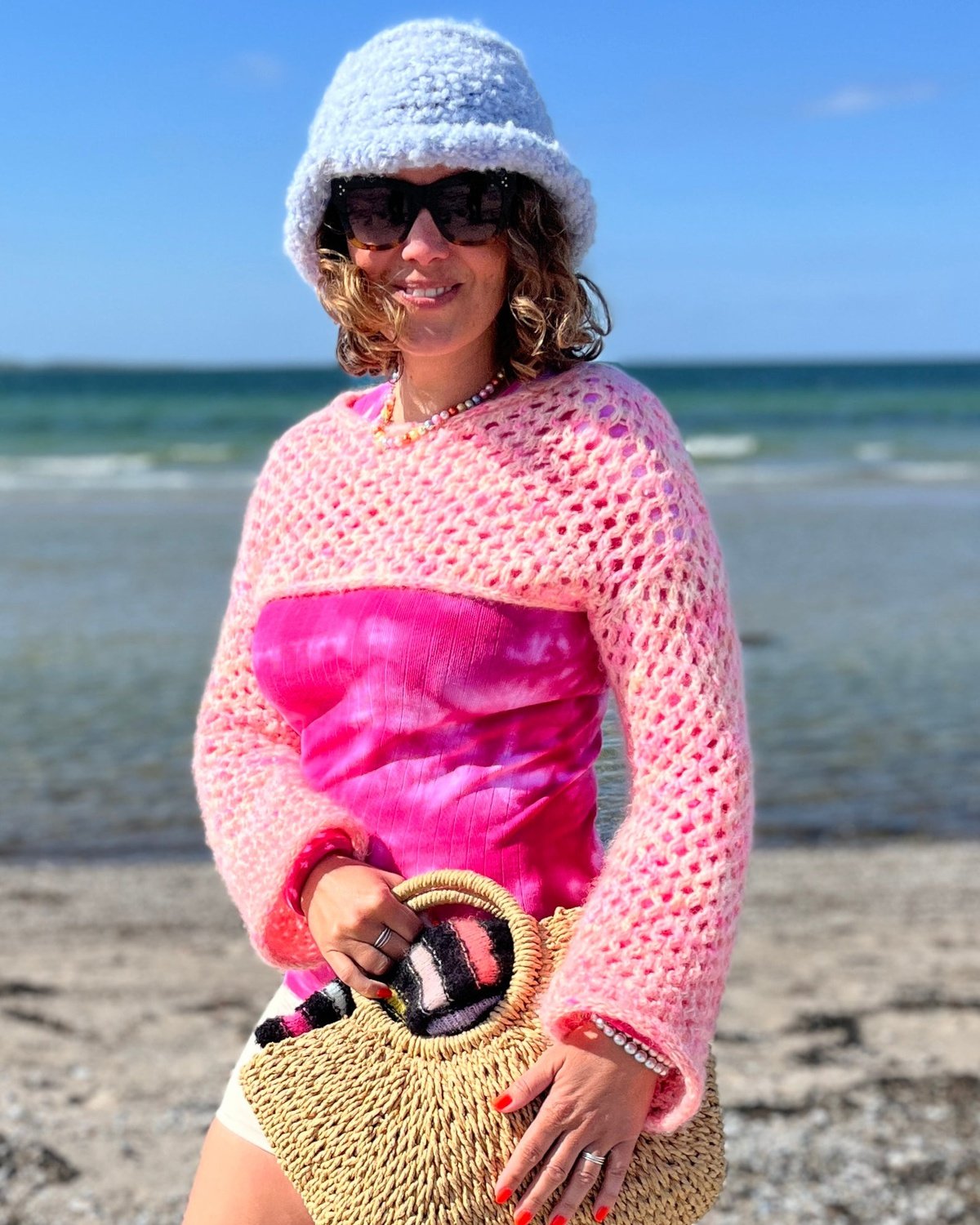 Kokomo Sleeves English Popknit knitting pattern