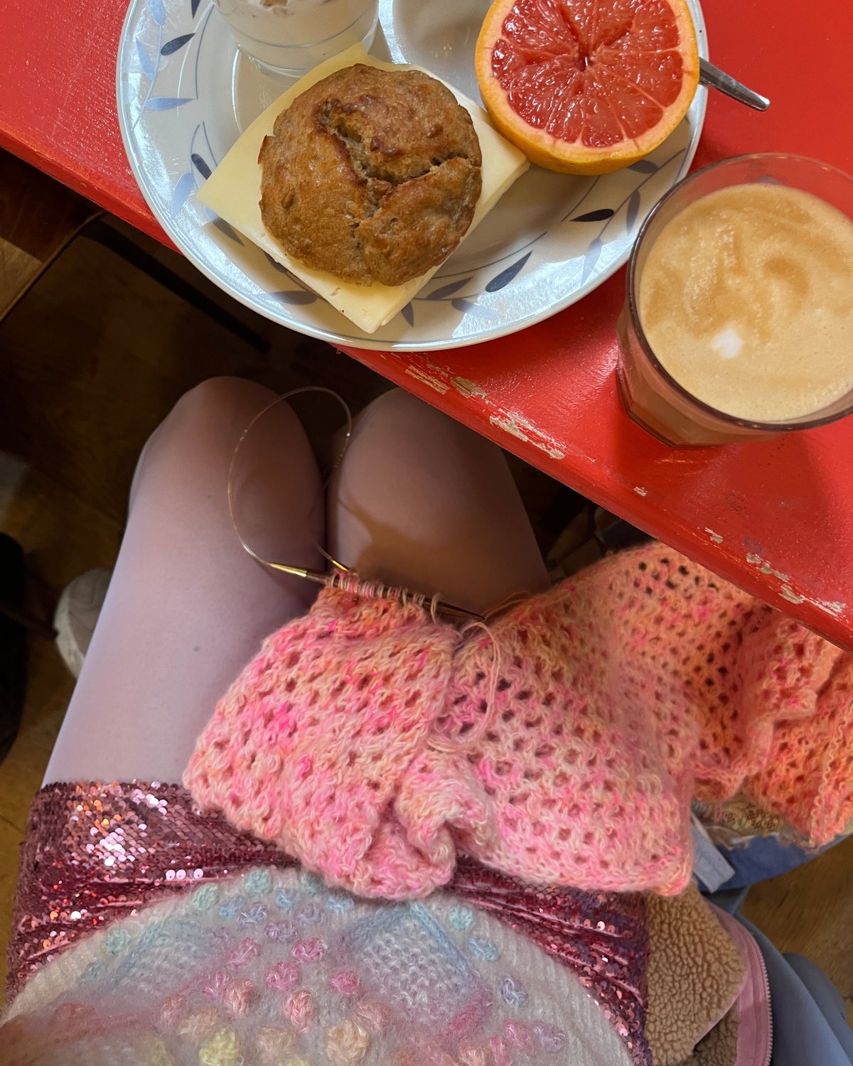 Kokomo Sleeves English Popknit knitting pattern