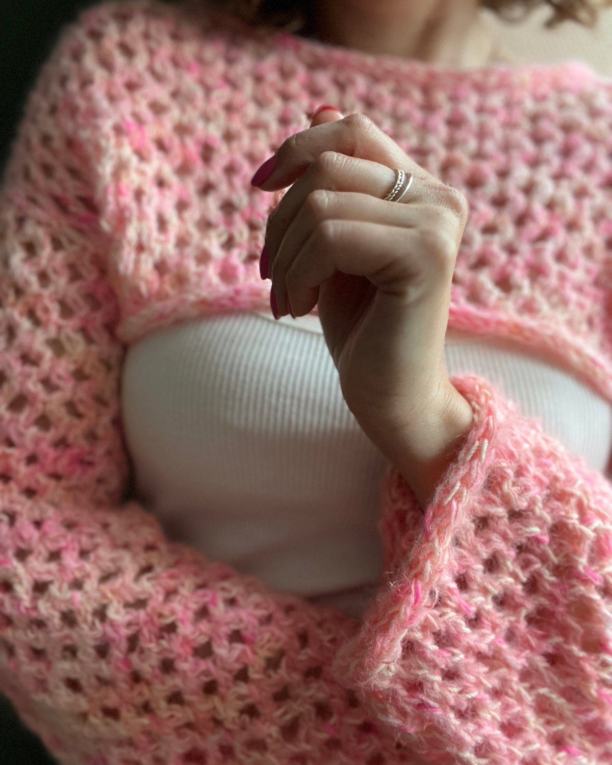 Kokomo Sleeves English Popknit knitting pattern