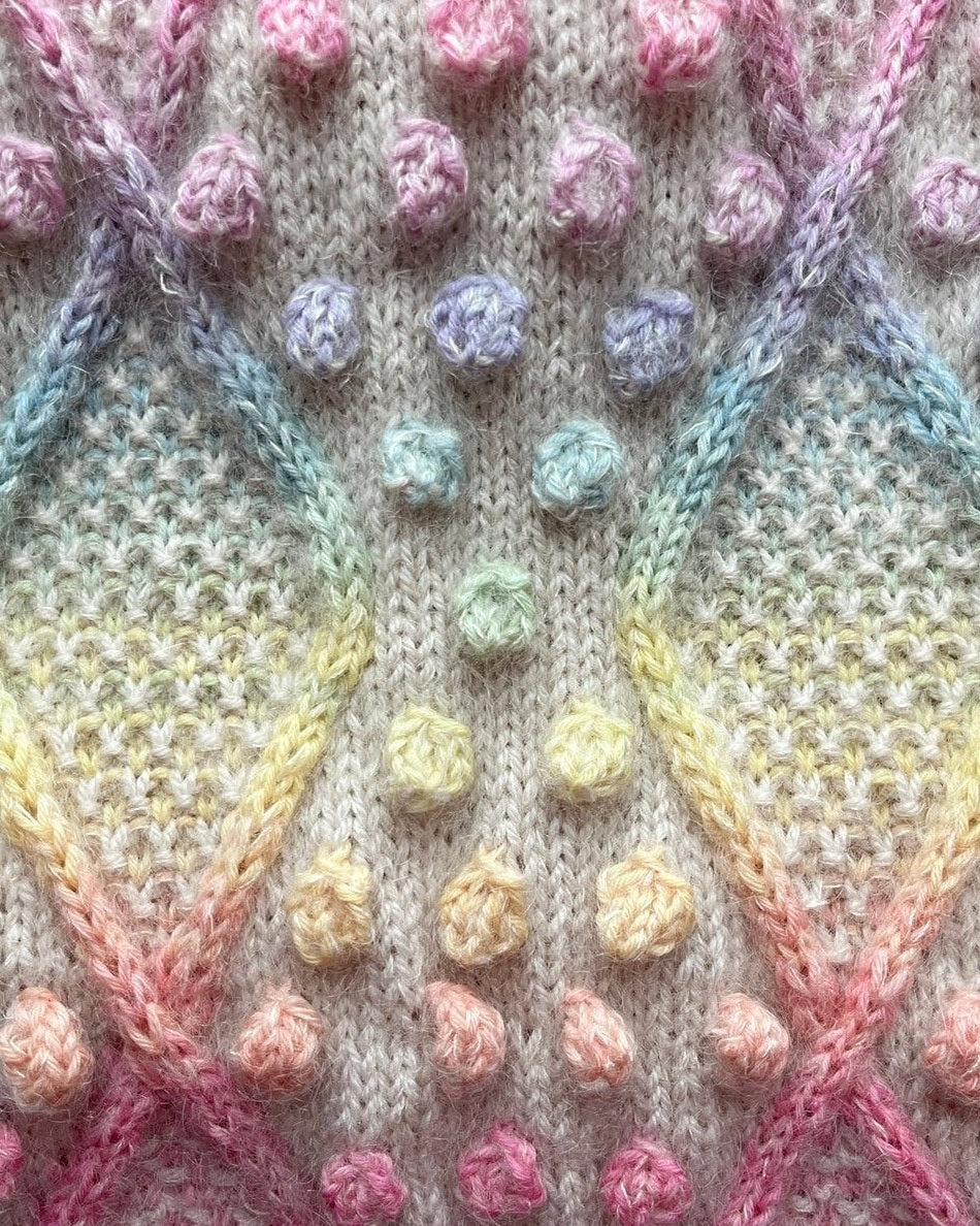 Kompedium: Jacquard og ladderback Popknit