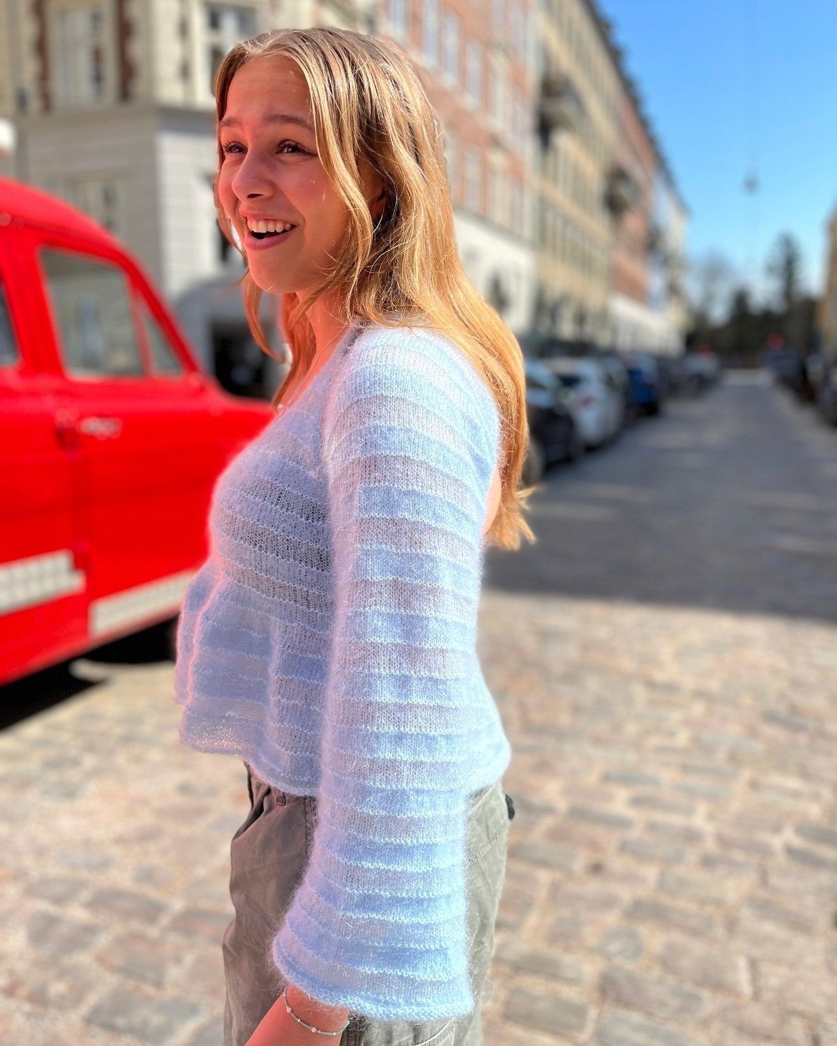 Straight Up Bolero English Popknit knitting pattern