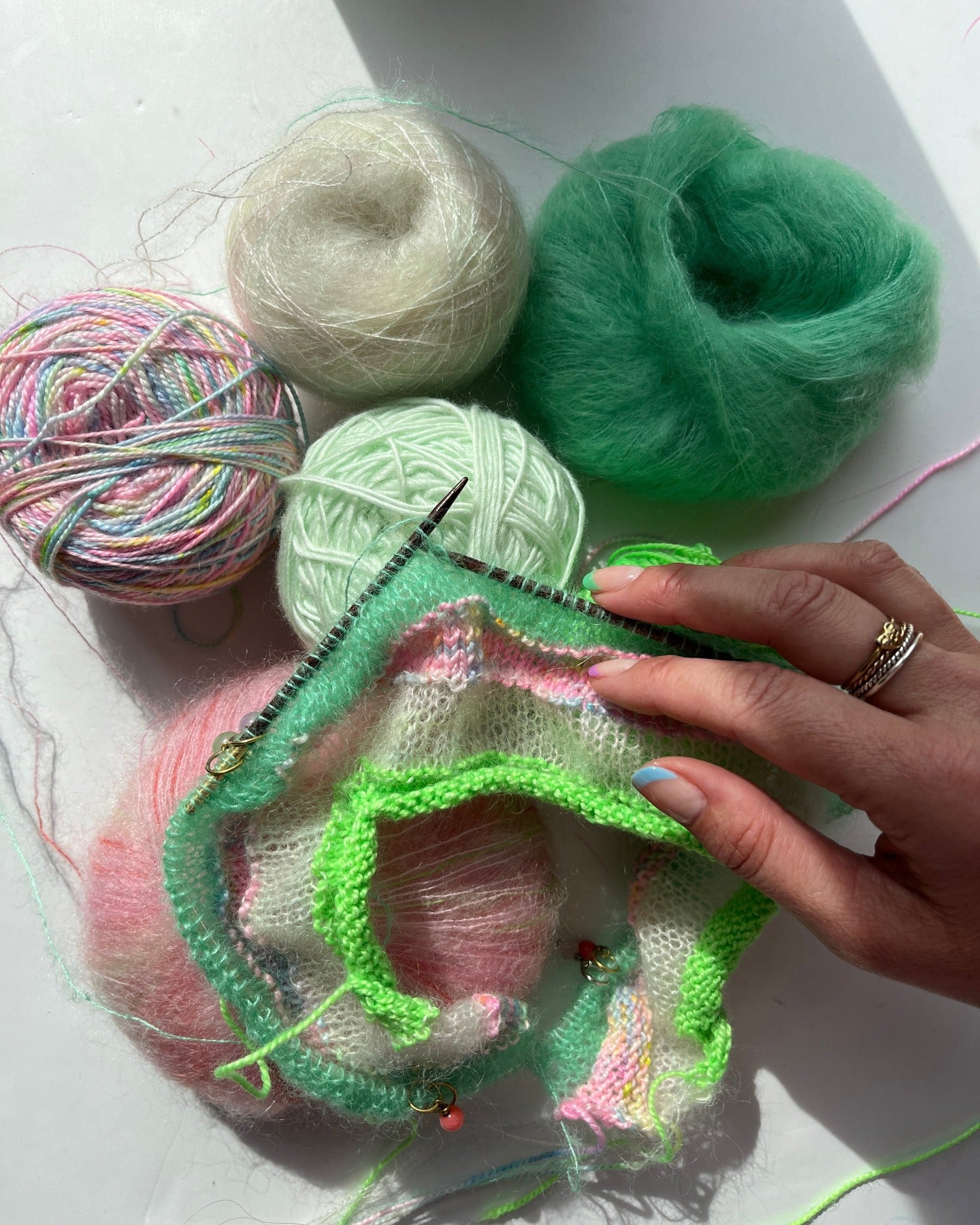 Straight Up Cardigan Tee English Popknit