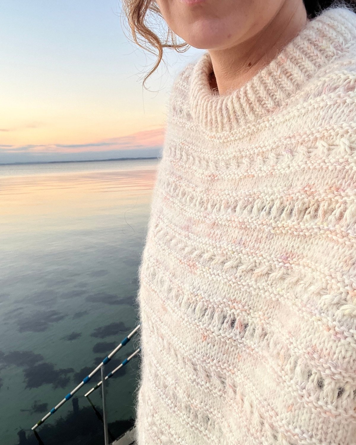 Cherish Sweater English Popknit knitting pattern
