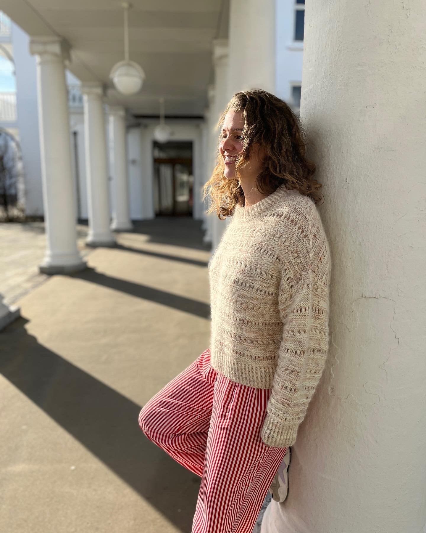 Cherish Sweater English Popknit knitting pattern