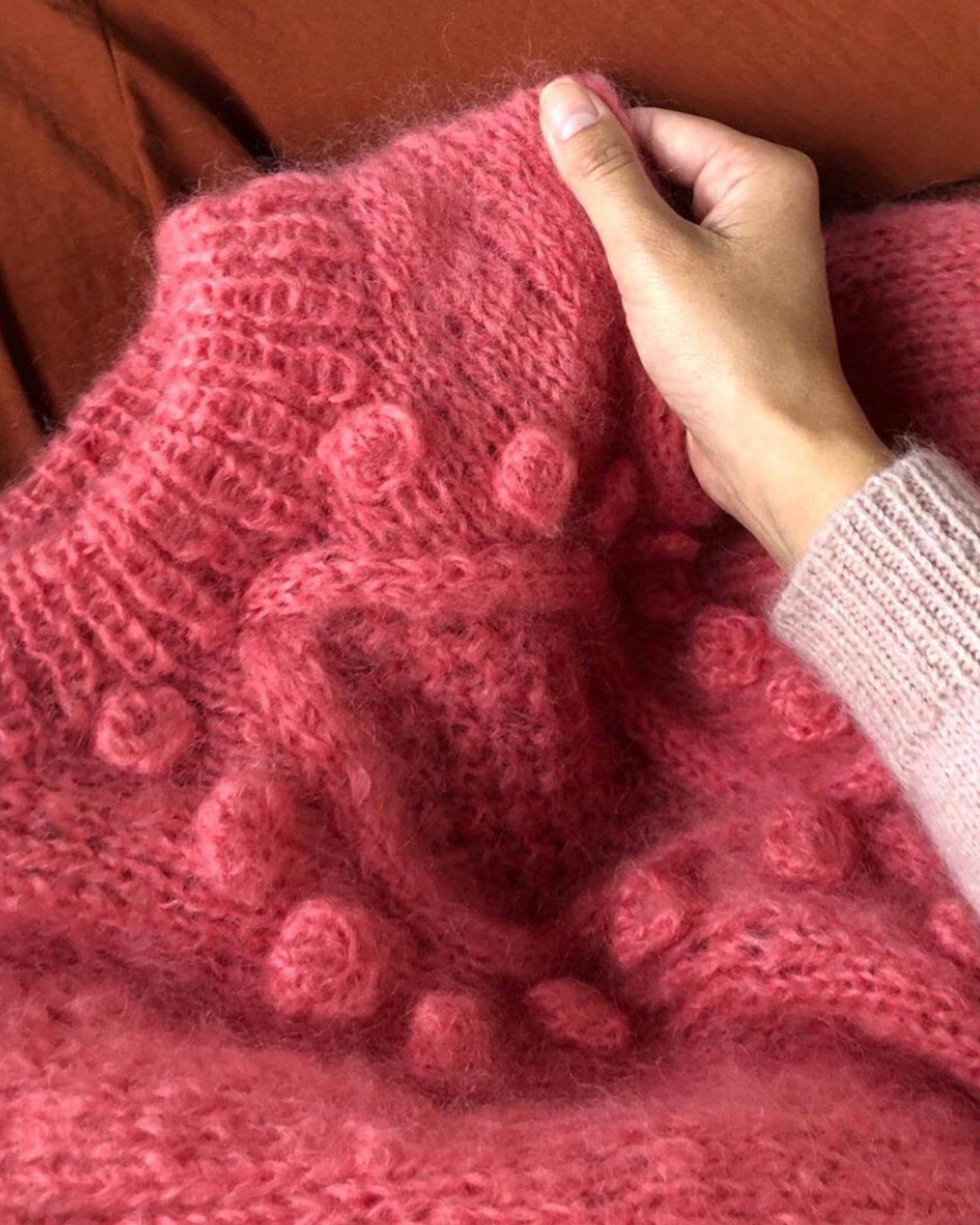 Diamonds And Pearls Sweater Mohair Edition Dansk Popknit strikkeopskrift