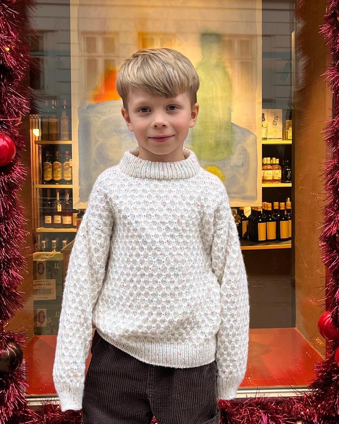 Formation Sweater Junior Dansk Popknit strikkeopskrift