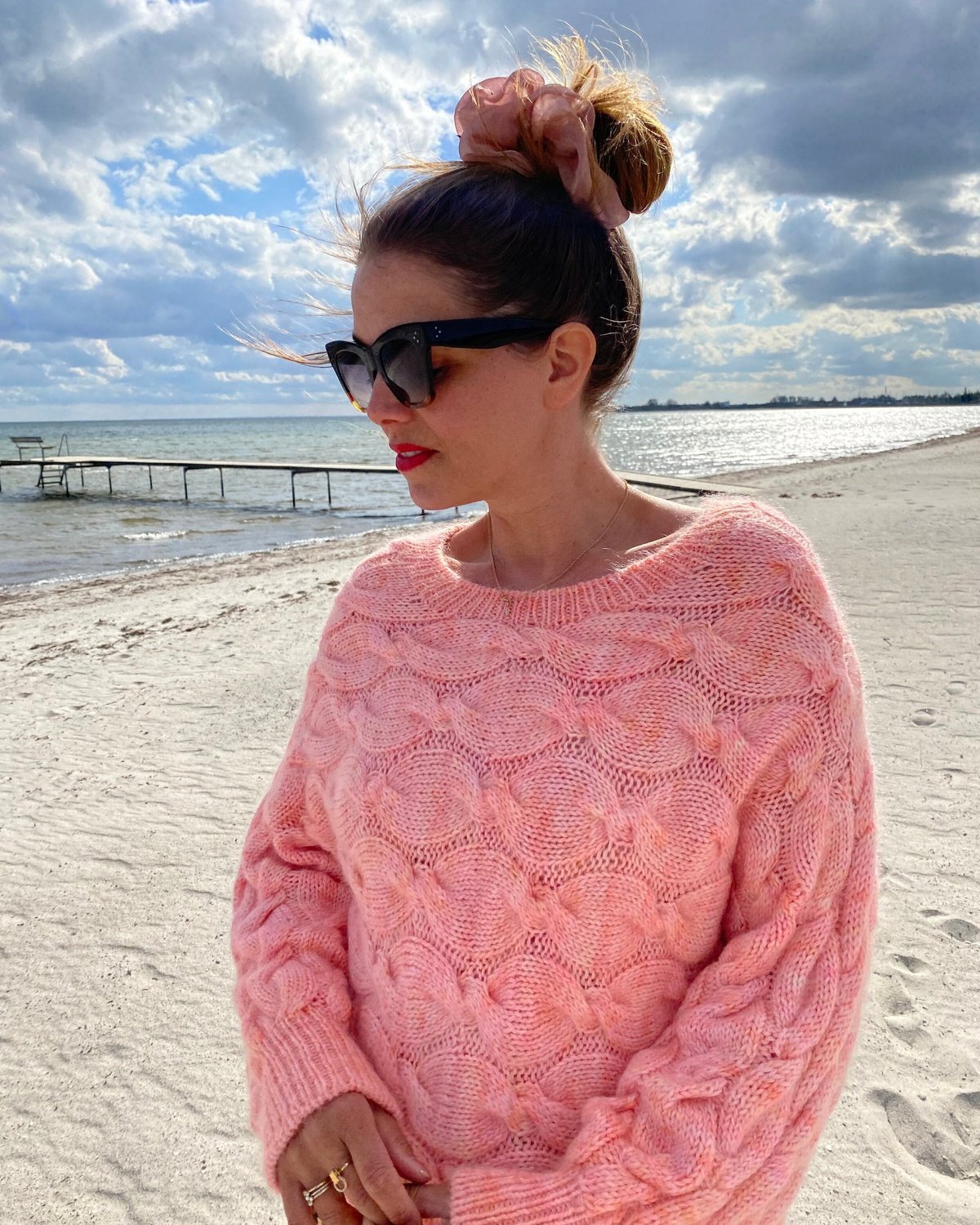 strikkeopskrift MA CHERIE BON BON SWEATER DEUTSCH Popknit