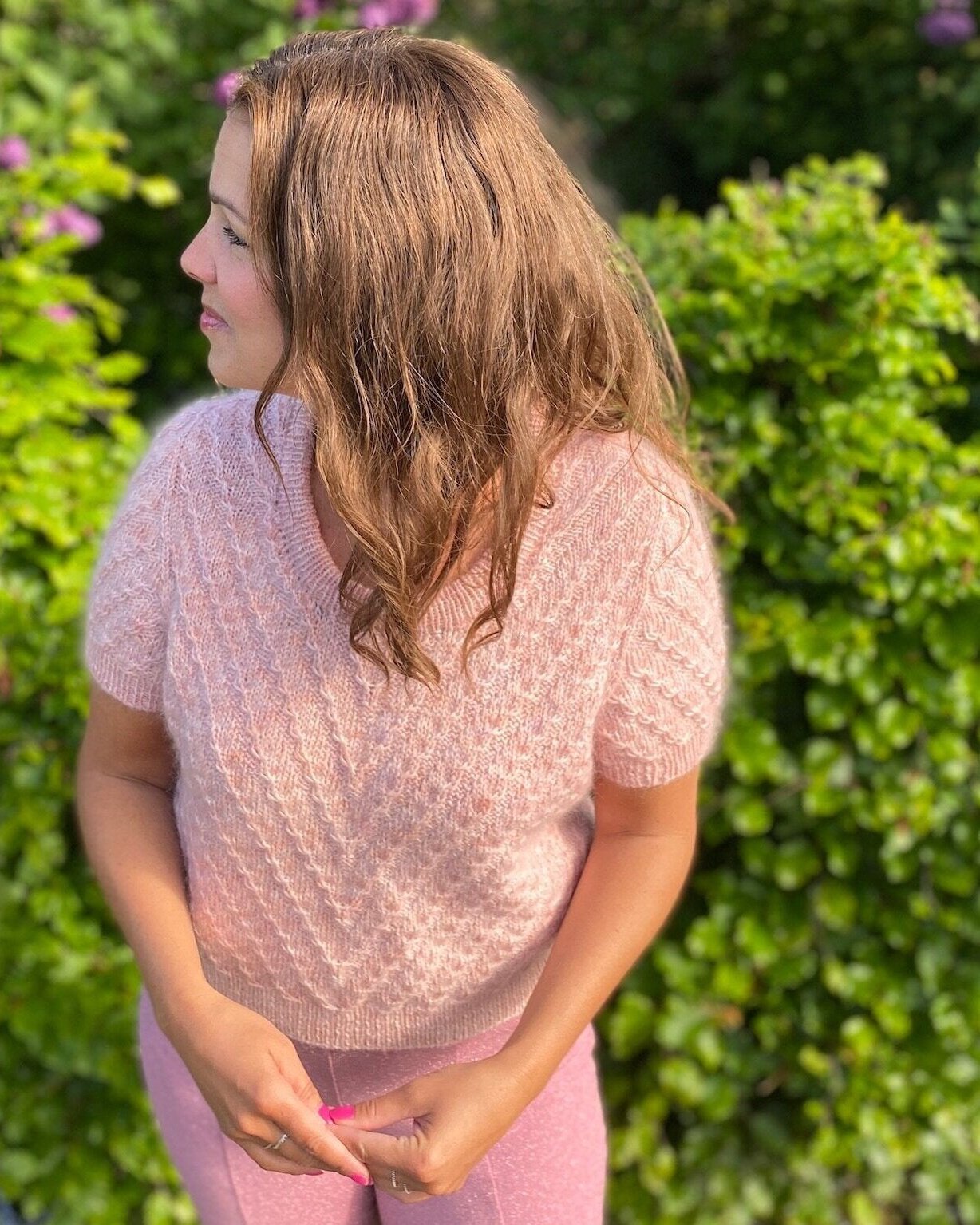 Riptide Blouse English Popknit knitting pattern