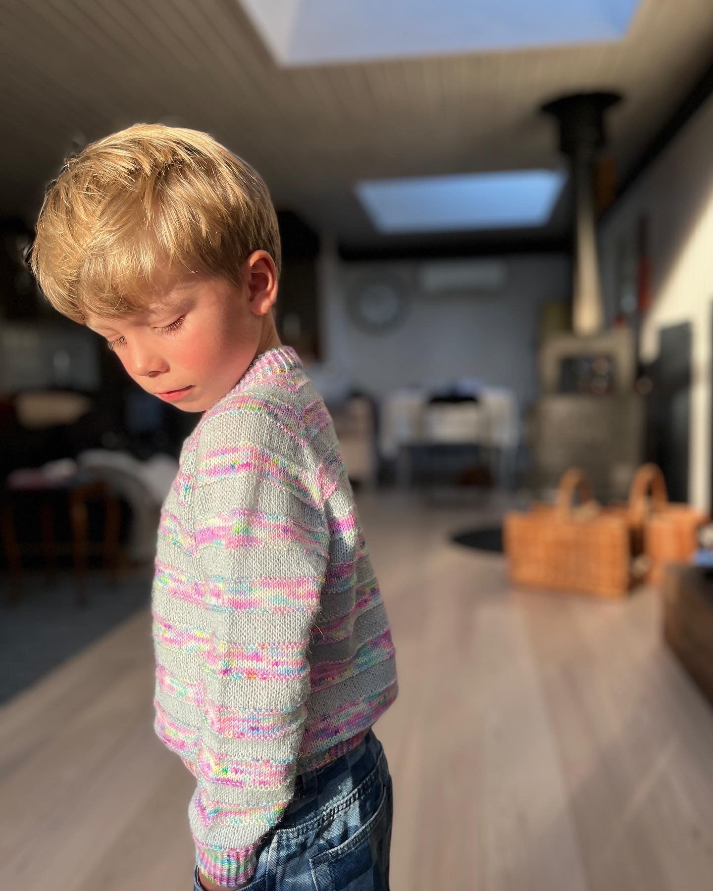 Straight Up Sweater Junior Dansk Popknit strikkeopskrift