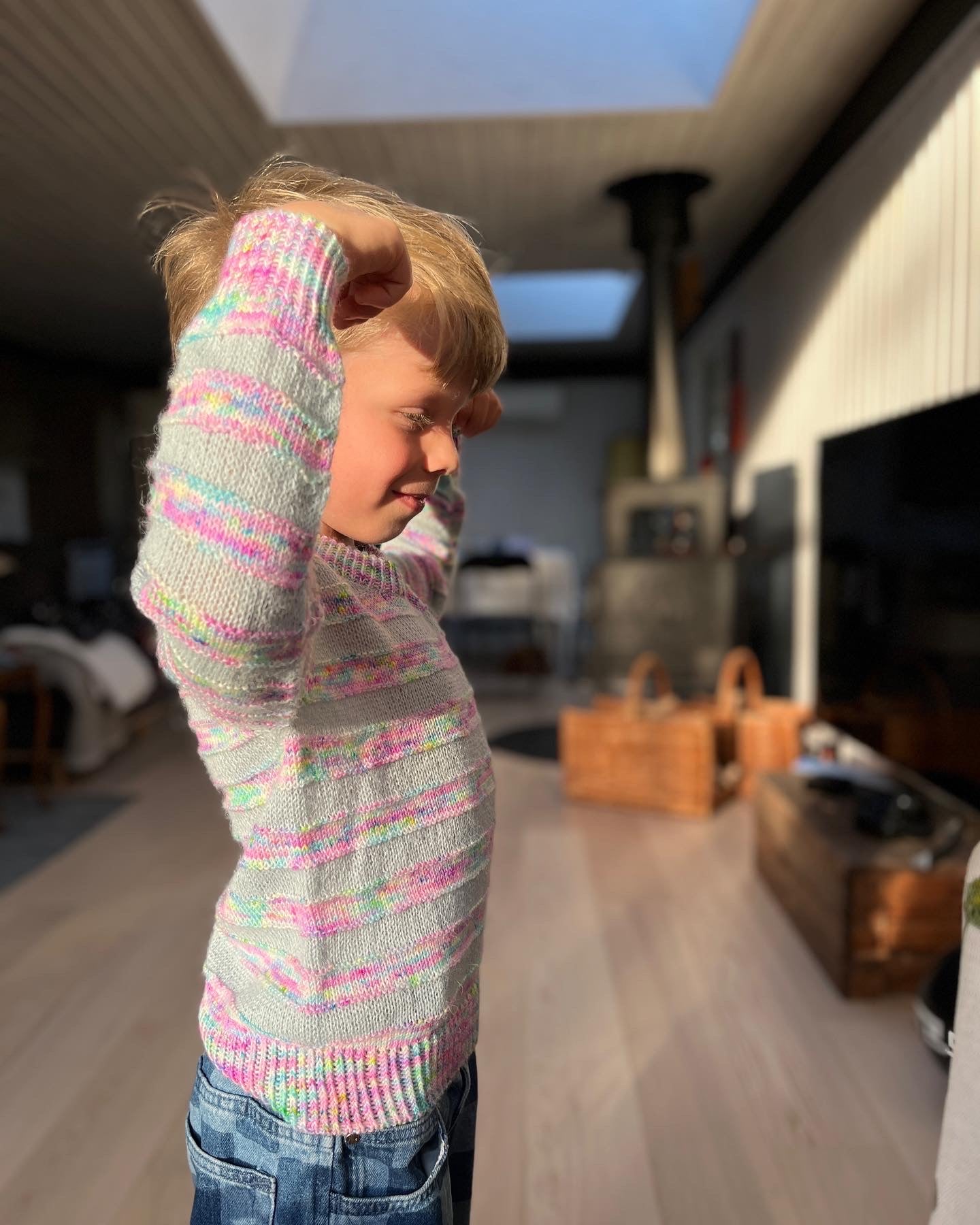 Straight Up Sweater Junior Dansk Popknit strikkeopskrift