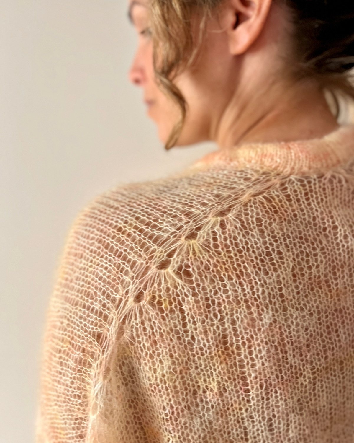 Back For Good Sweater English Popknit knitting pattern