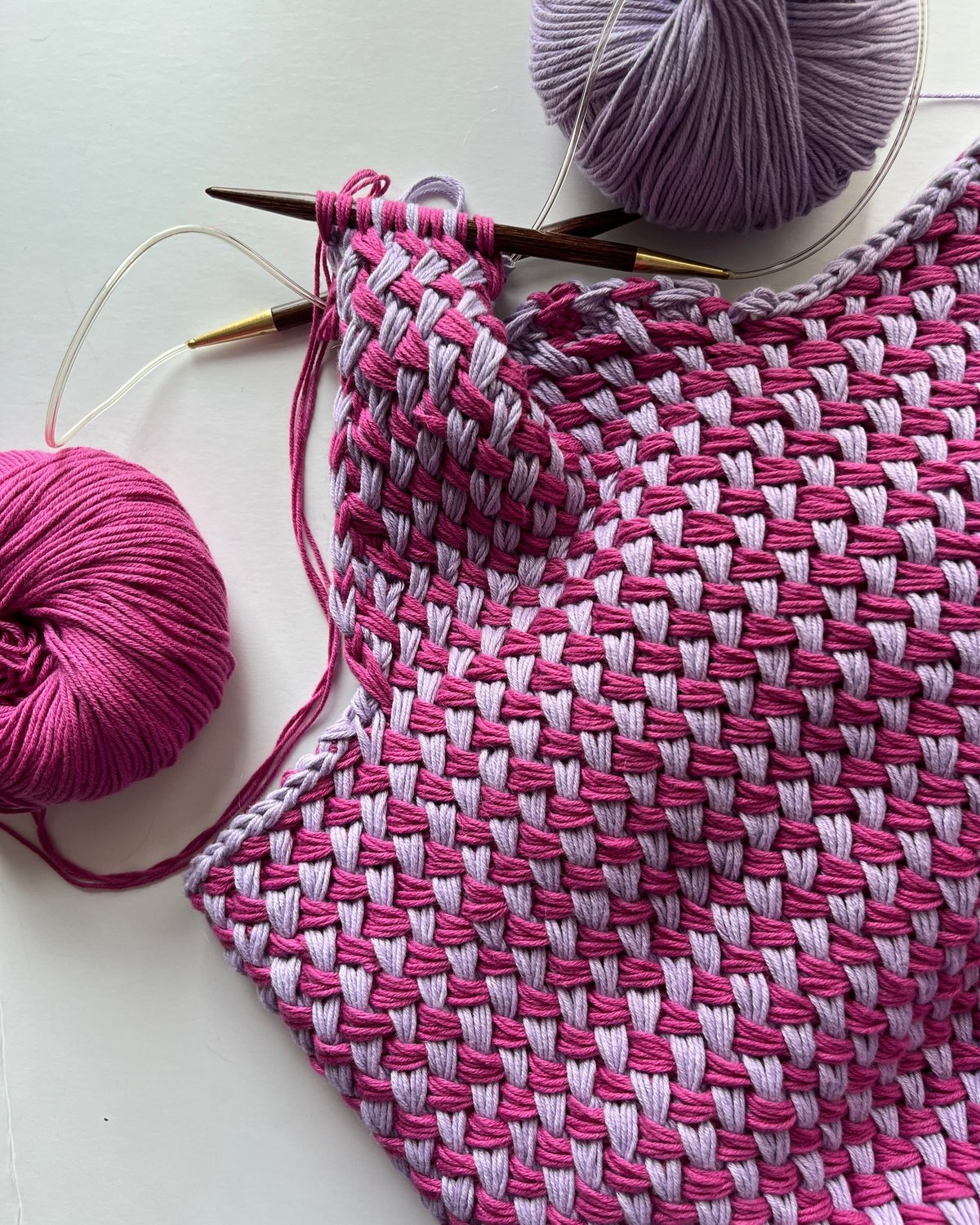 Coco Bag English Popknit knitting pattern