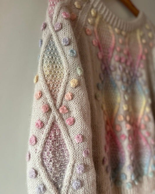 Diamonds And Pearls Sweater Colour Norsk Popknit strikkeoppskrift
