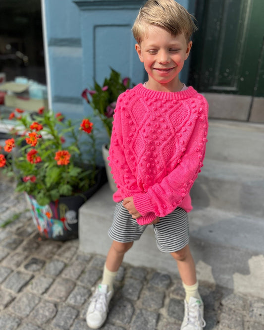 Diamonds And Pearls Sweater Junior Dansk Popknit strikkeopskrift