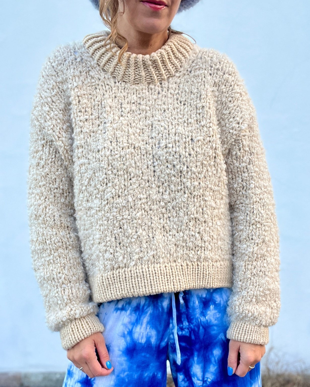 Juicy Sweater Dansk Popknit strikkeopskrift