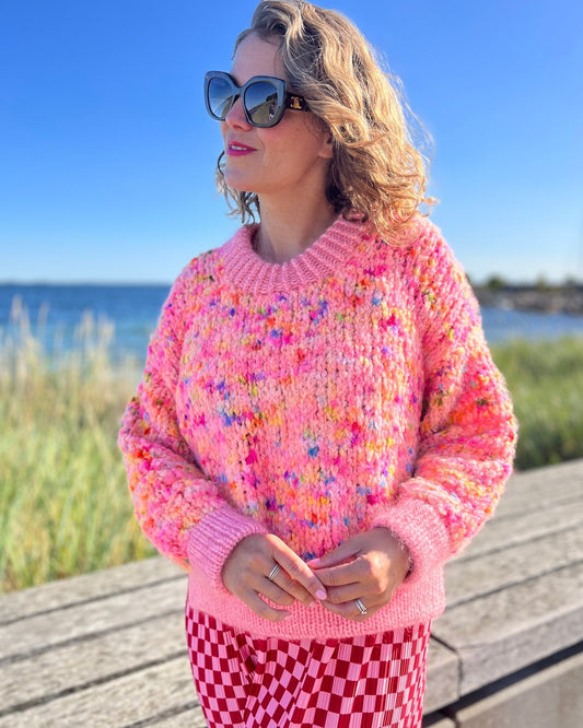 Juicy Sweater English Popknit knitting pattern