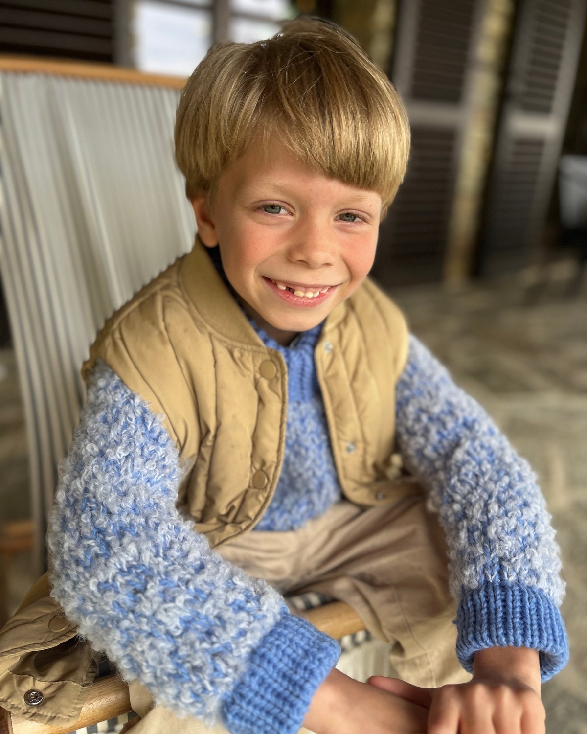 strikkeopskrift JUICY SWEATER JUNIOR DEUTSCH Popknit 
