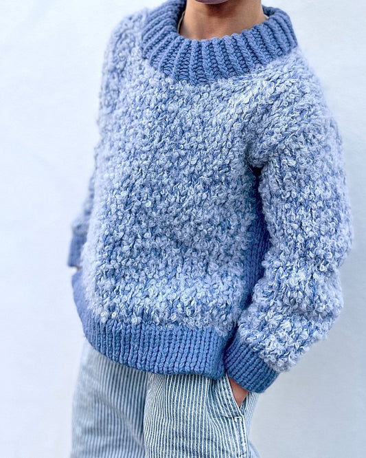 Juicy Sweater Junior Norsk Popknit strikkeoppskrift