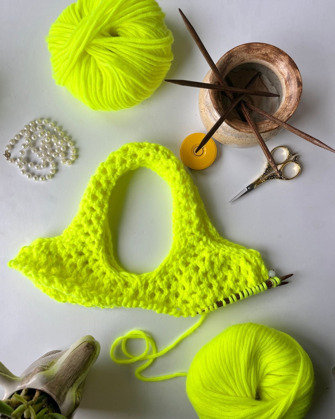 Kokomo Shopper & Bag English Popknit knitting pattern