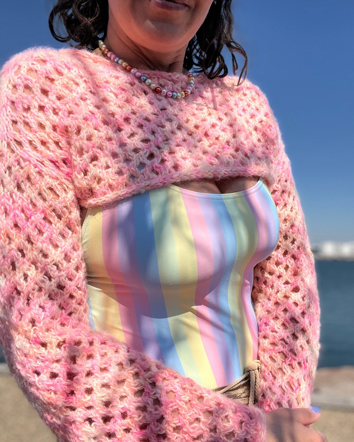 Kokomo Sleeves English Popknit knitting pattern