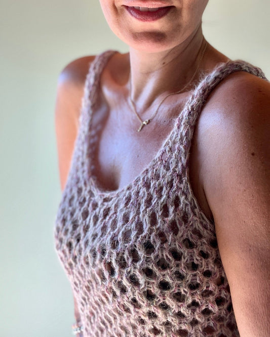 Kokomo Tank Top & Dress English Popknit knitting pattern