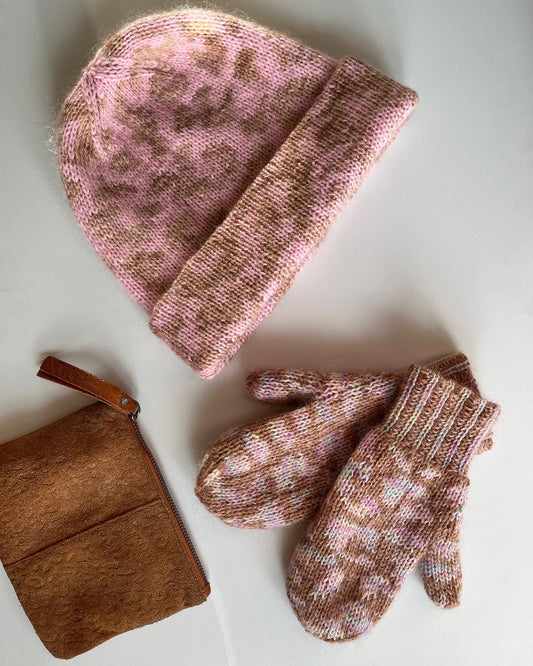 KURSUS I TOFARVET DOBBELTSTRIK 21.01.2024 Popknit strikkeopskrift 