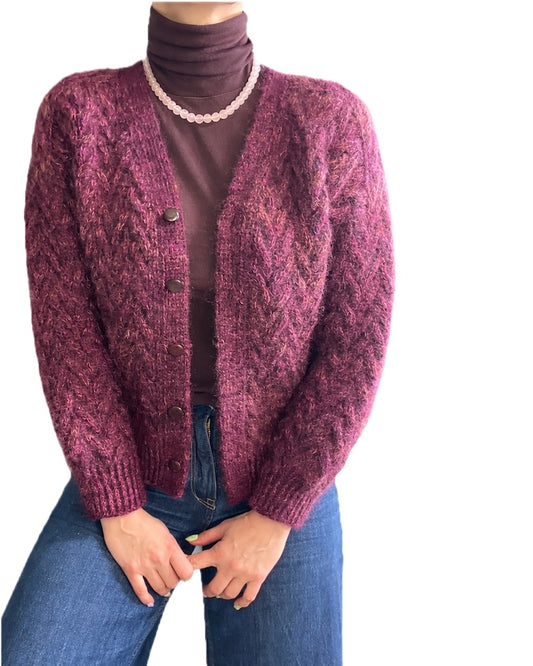 Let's Twist Again Cardigan V-Neck Dansk