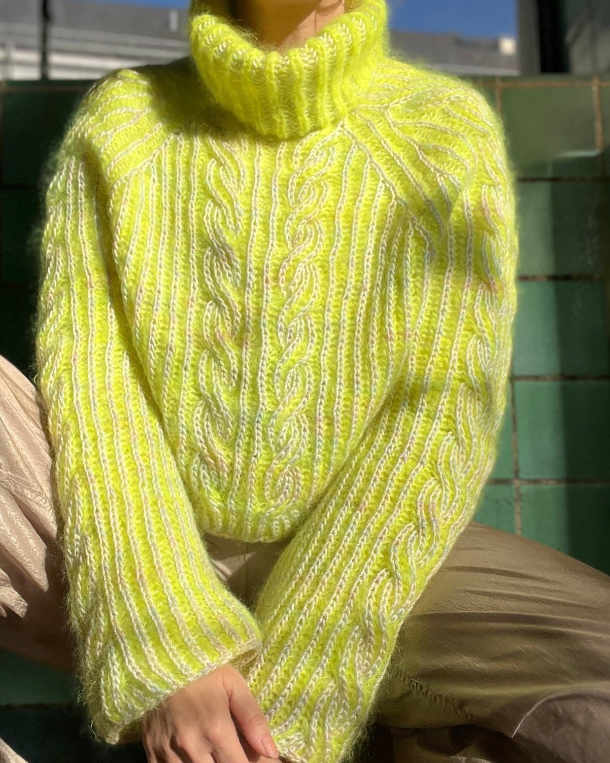 Changes Sweater English Popknit knitting pattern