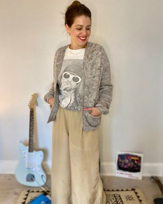 Come As You Are Cardigan Dansk Popknit strikkeopskrift
