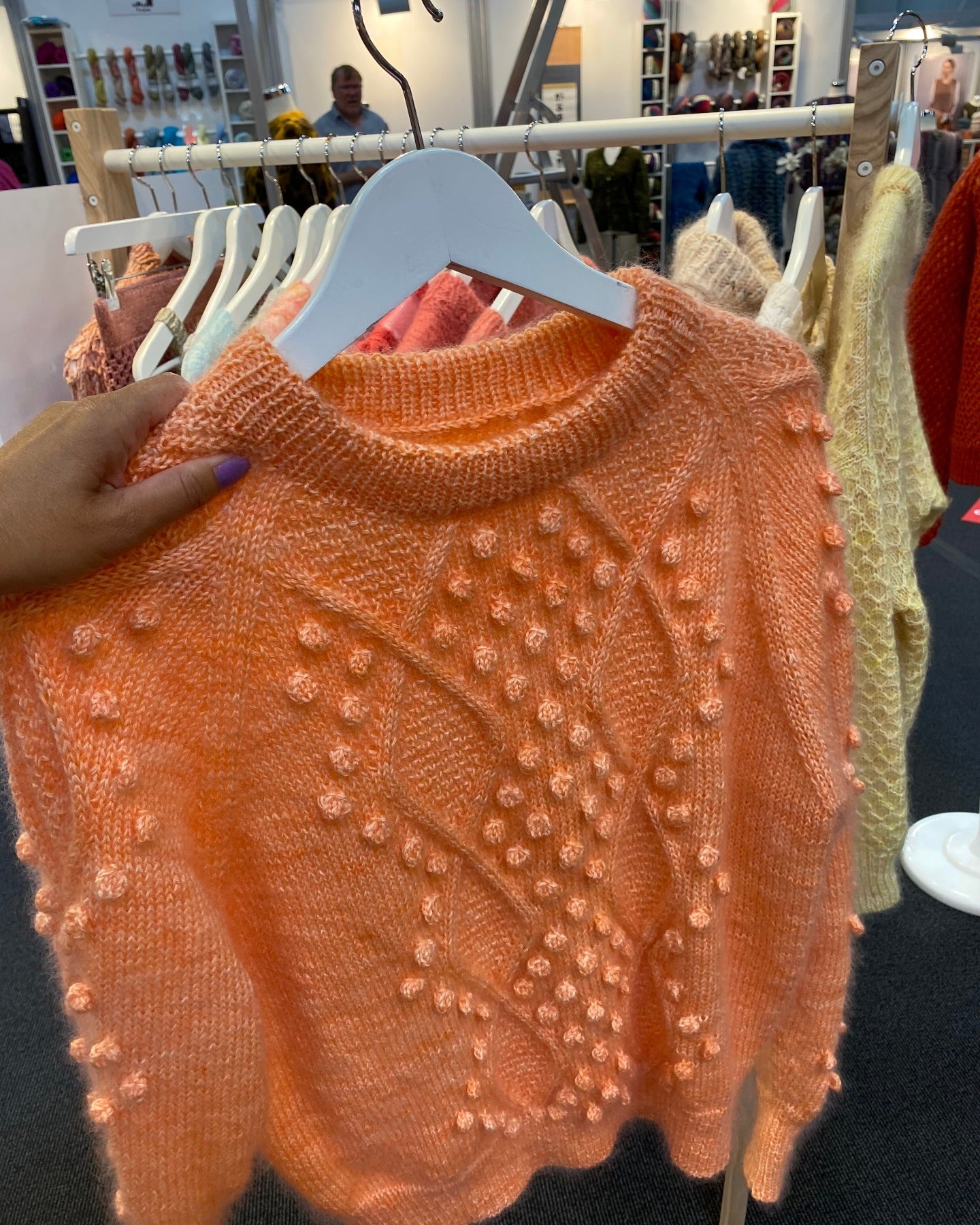 Diamonds And Pearls Sweater English Popknit knitting pattern