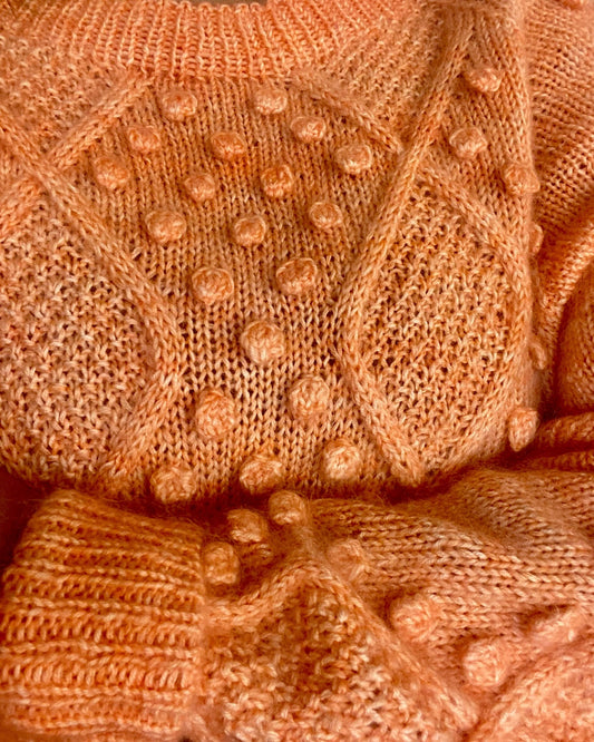 Diamonds And Pearls Sweater English Popknit knitting pattern