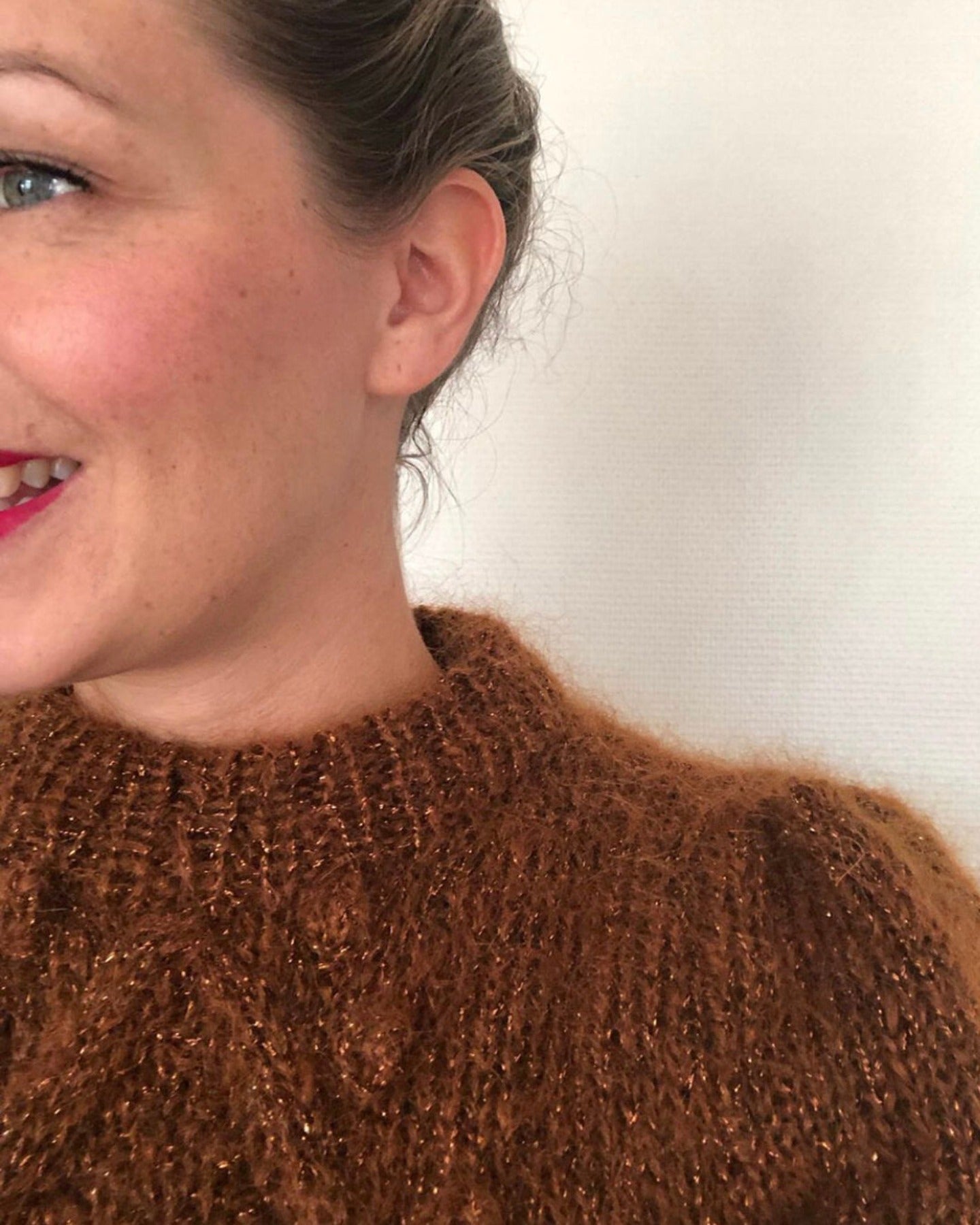 Diamonds And Pearls Sweater Mohair Edition Dansk Popknit strikkeopskrift