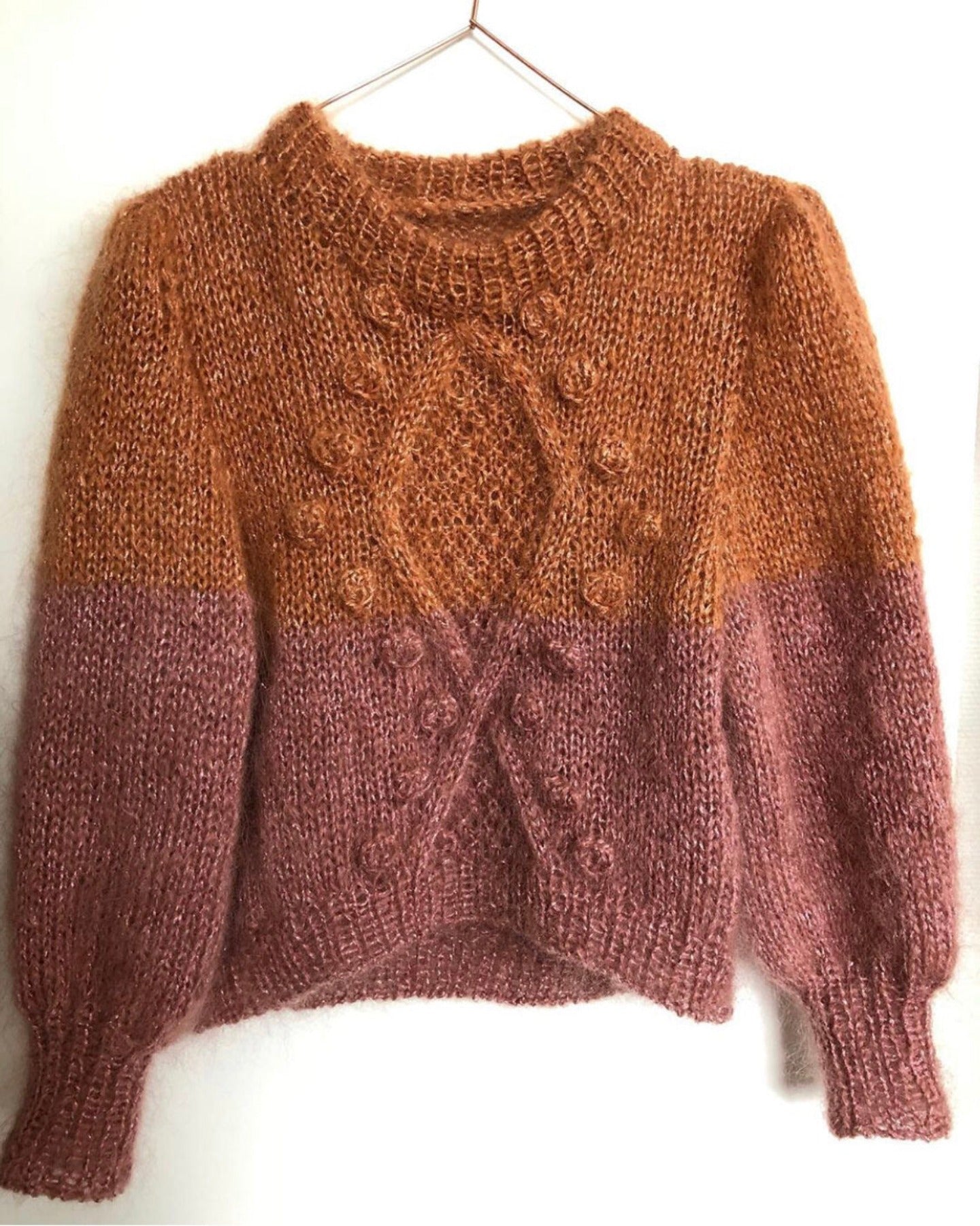 Diamonds And Pearls Sweater Mohair Edition Dansk Popknit strikkeopskrift