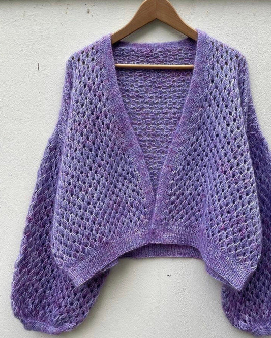 Euphoria Cardigan English Popknit knitting pattern