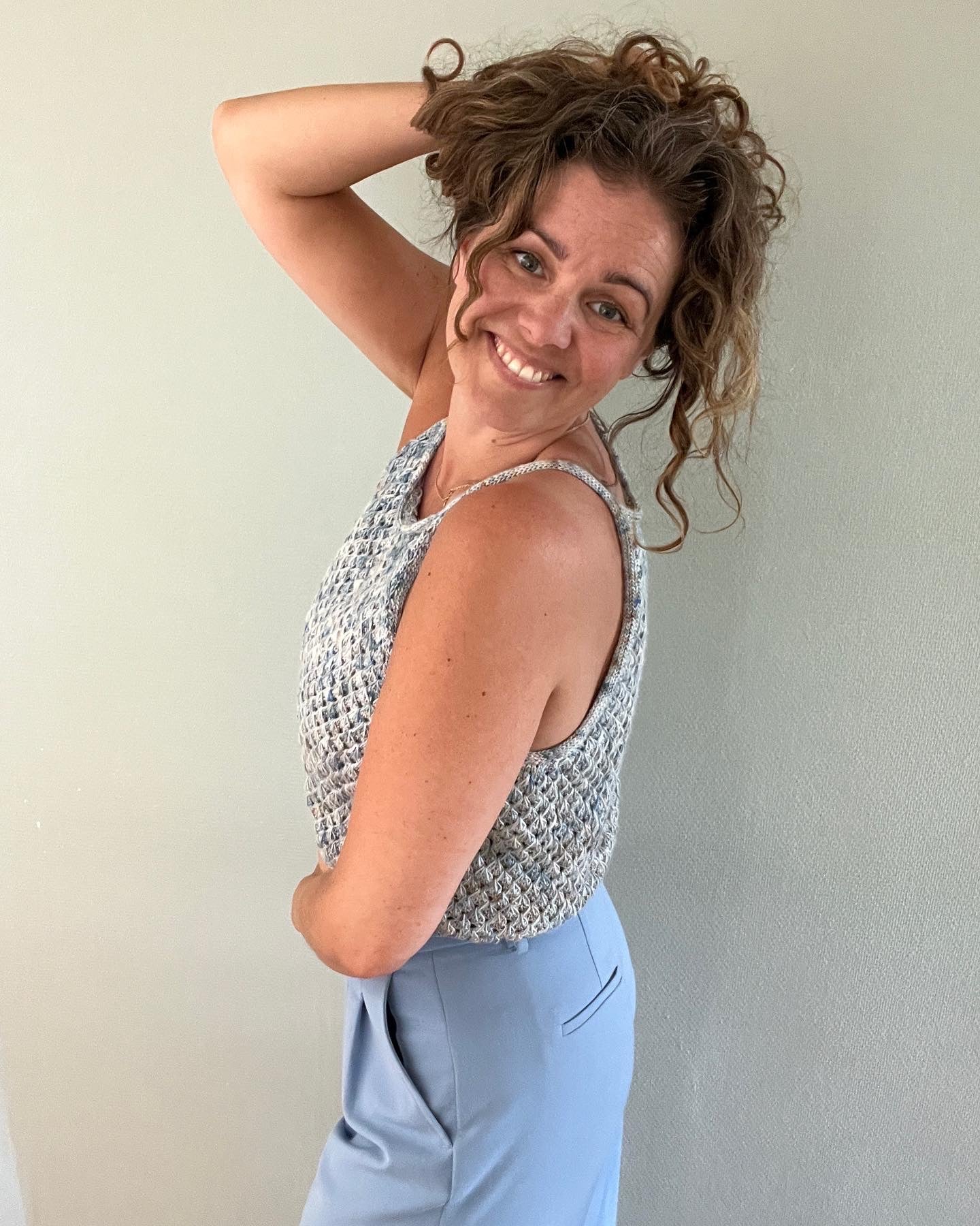 strikkeopskrift EUPHORIA TOP DEUTSCH Popknit 
