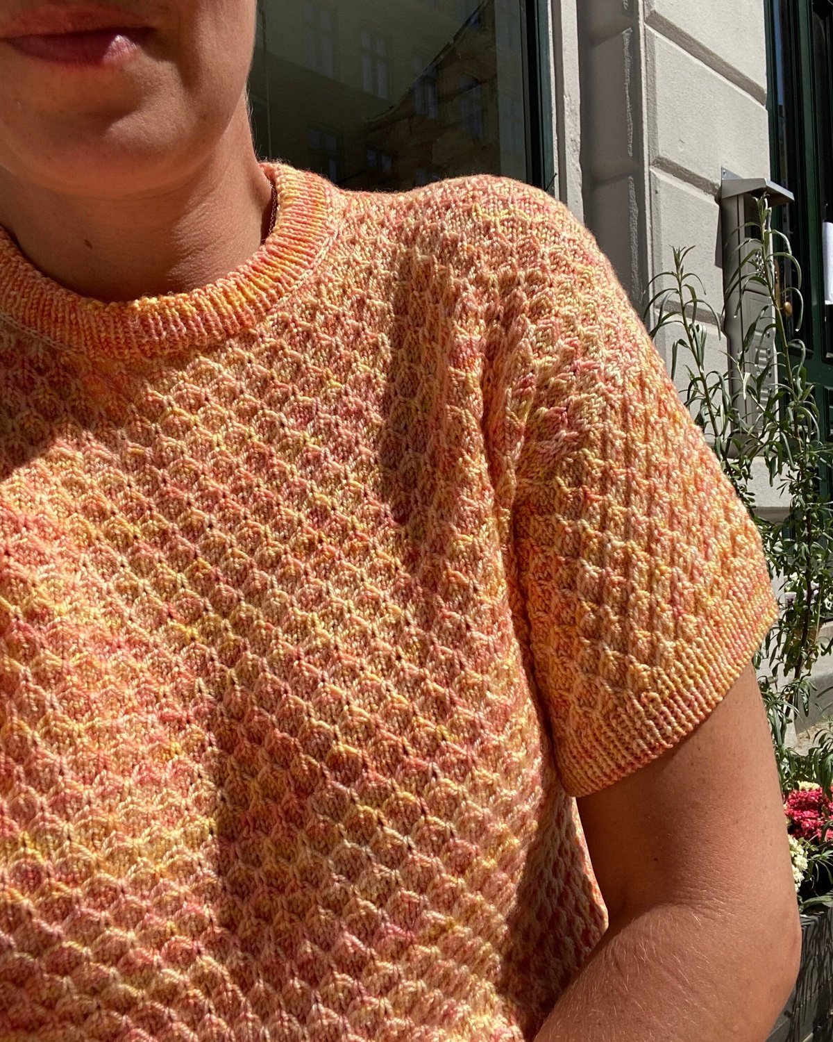 Formation Tee Dansk Popknit strikkeopskrift