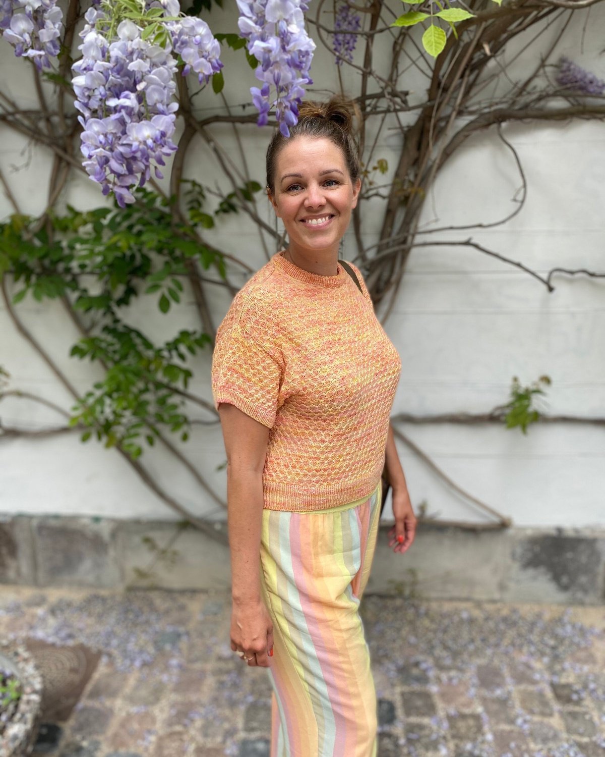 Formation Tee Dansk Popknit strikkeopskrift