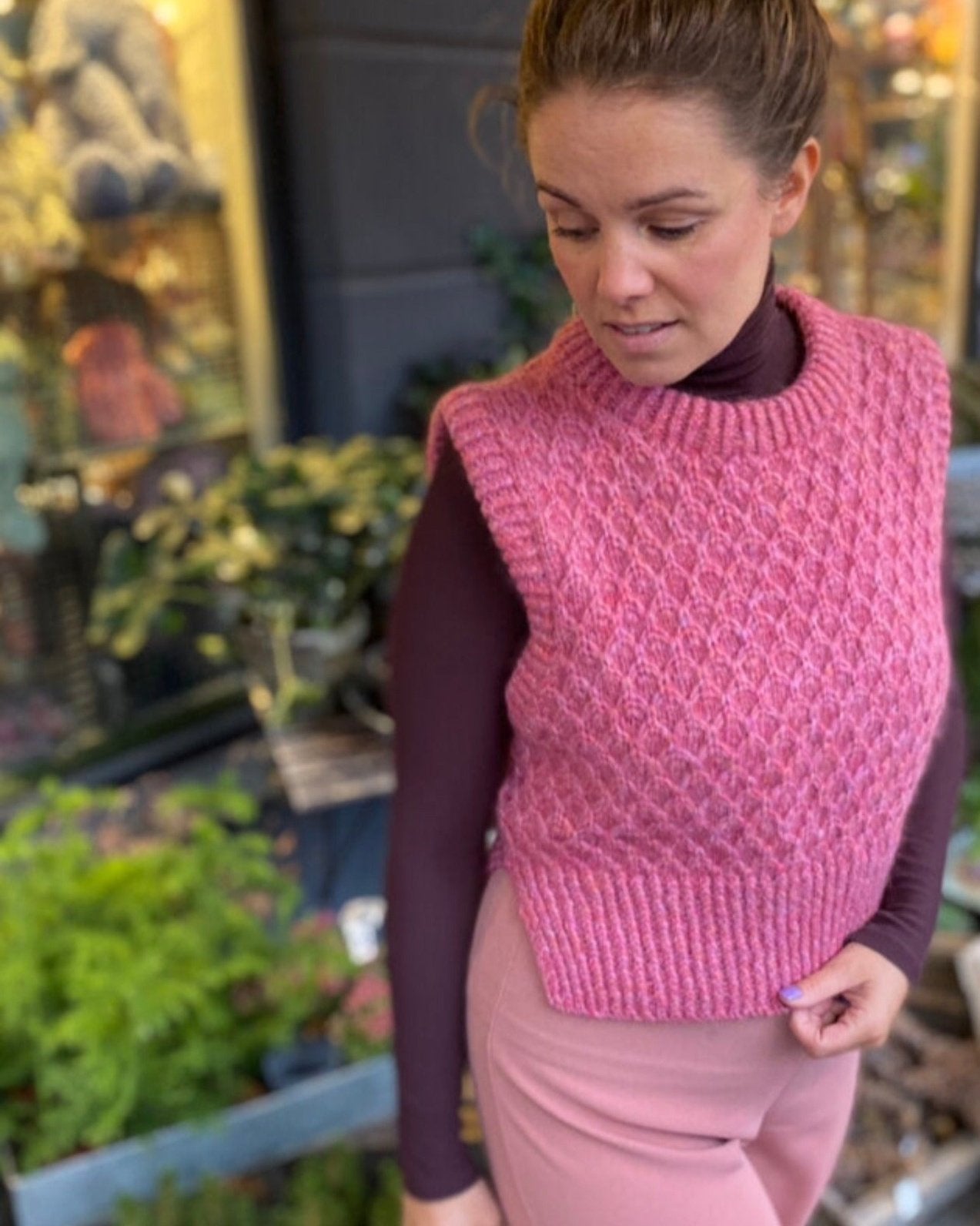 Formation Vest Deutsch Popknit strikkeopskrift 