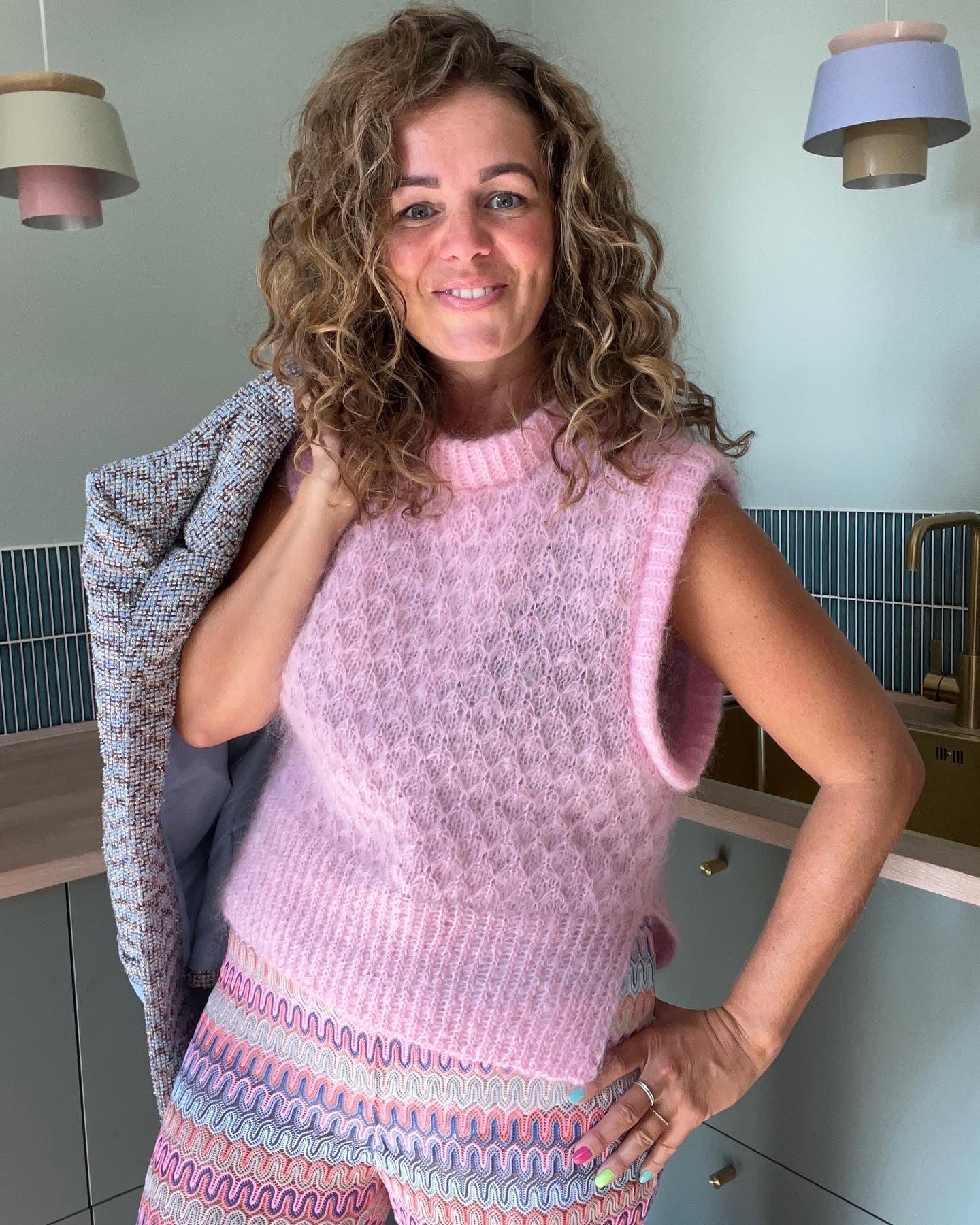 Formation Vest Deutsch Popknit strikkeopskrift 