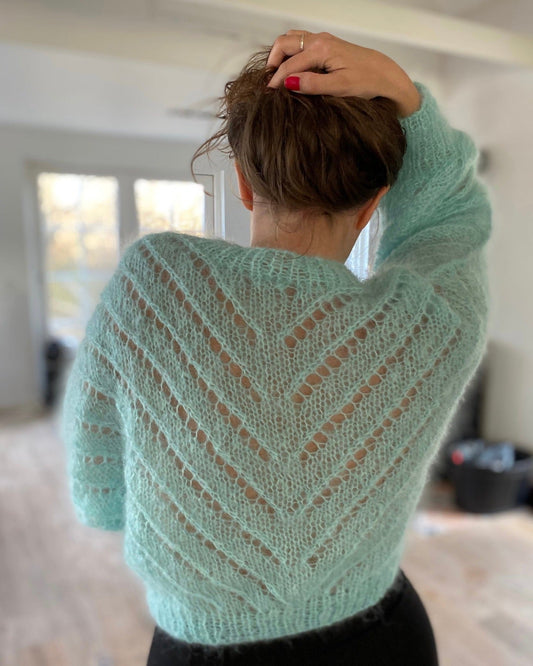 strikkeopskrift GO WEST CARDIGAN NORSK Popknit 