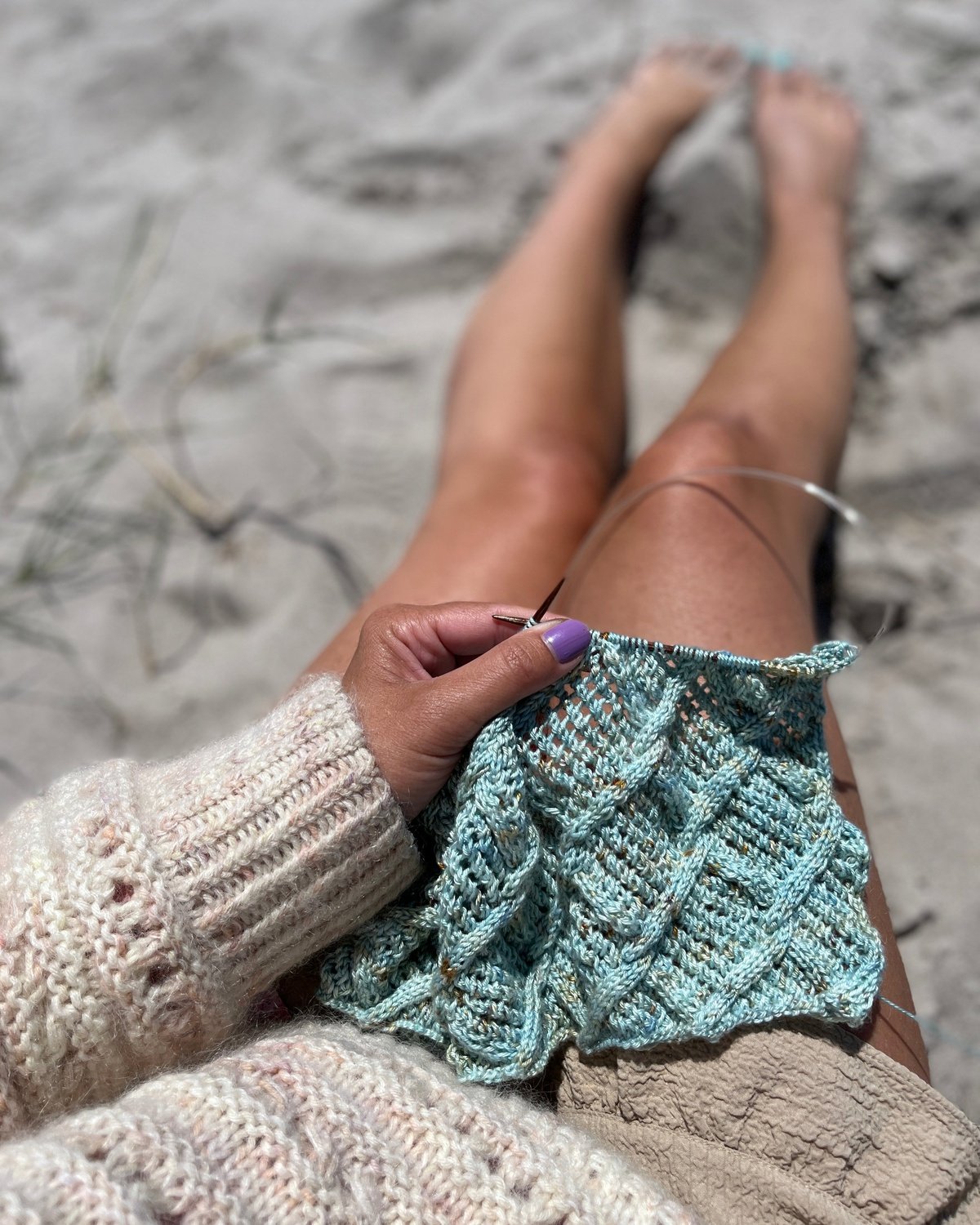 IN THE AIR TONIGHT TOP ENGLISH Popknit knitting pattern