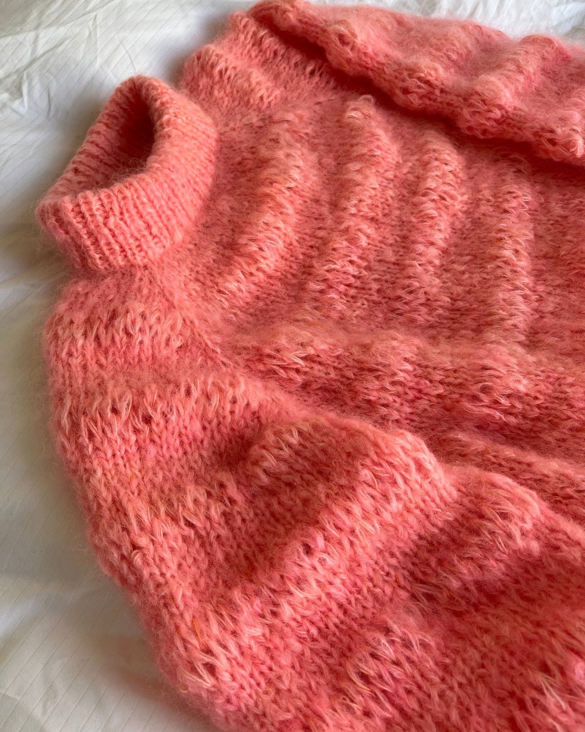 Killing Me Softly Sweater English Popknit knitting pattern