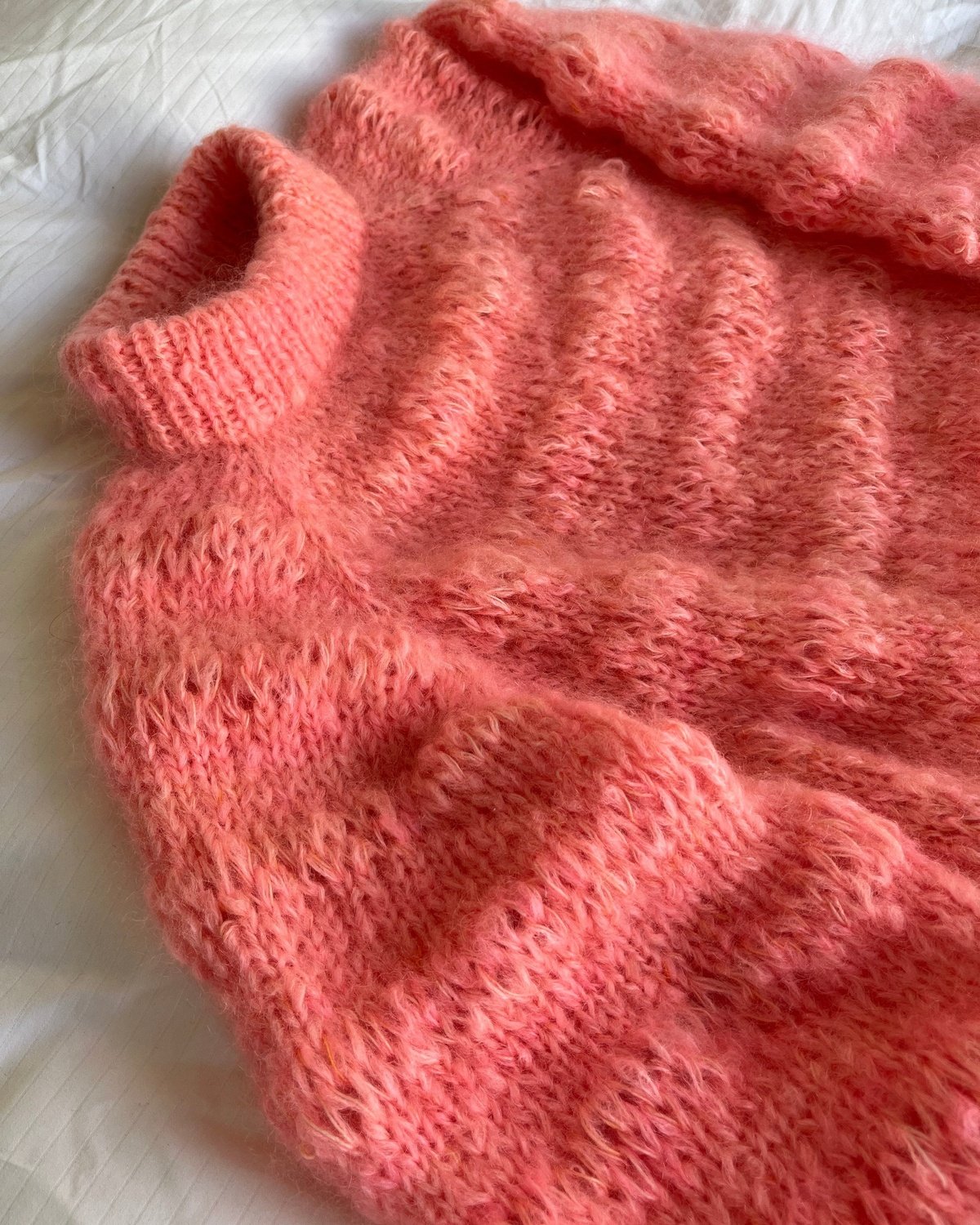 Killing Me Softly Sweater English Popknit knitting pattern