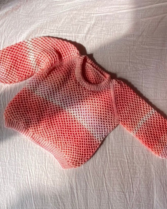 Kokomo Blouse Junior Dansk Popknit strikkeopskrift