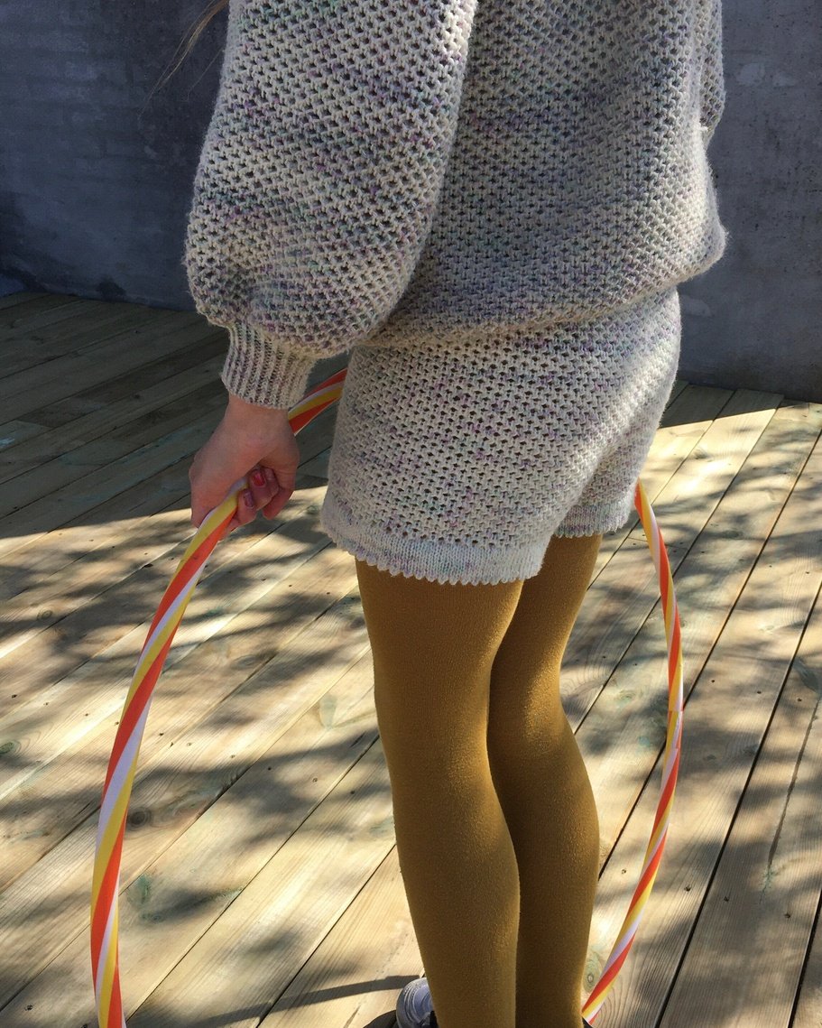 Kokomo Shorts Junior Dansk Popknit strikkeopskrift
