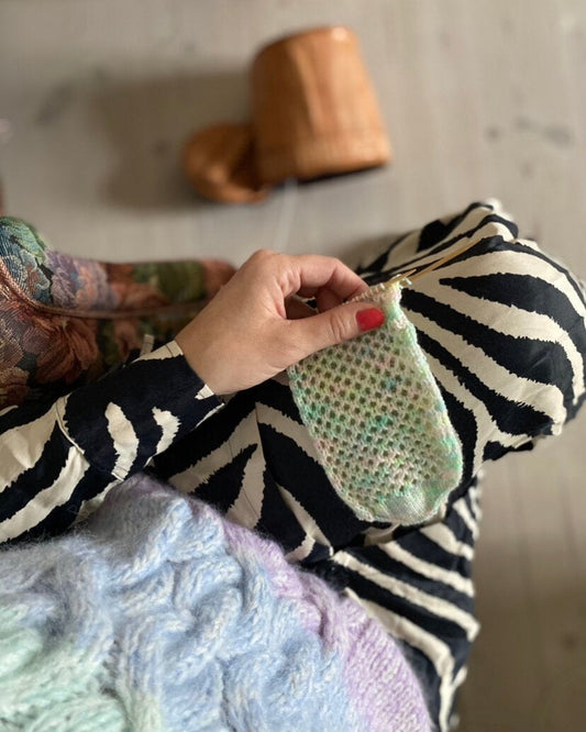 Kokomo Socks English Popknit knitting pattern