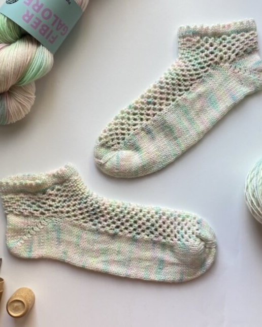 Kokomo Socks Norsk Popknit strikkeoppskrift