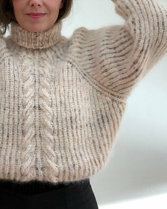 One Way Or Another Sweater Dansk Popknit strikkeopskrift