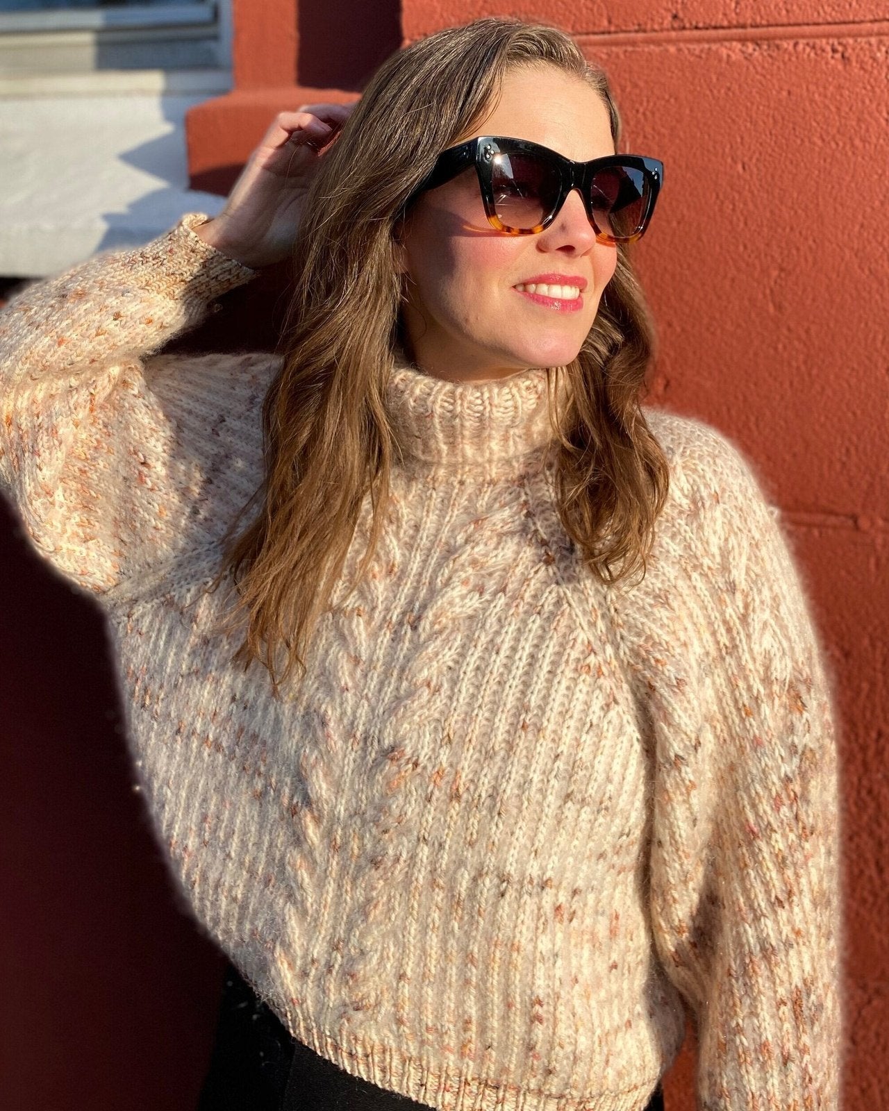 One Way Or Another Sweater English Popknit knitting pattern