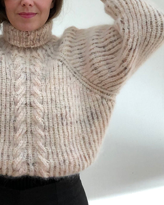 One Way Or Another Sweater English Popknit knitting pattern